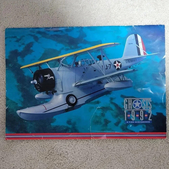 Ghosts 1992 A Time Remembered Photo Calendar Military Airplanes 20" x 14" - Picture 1 of 6